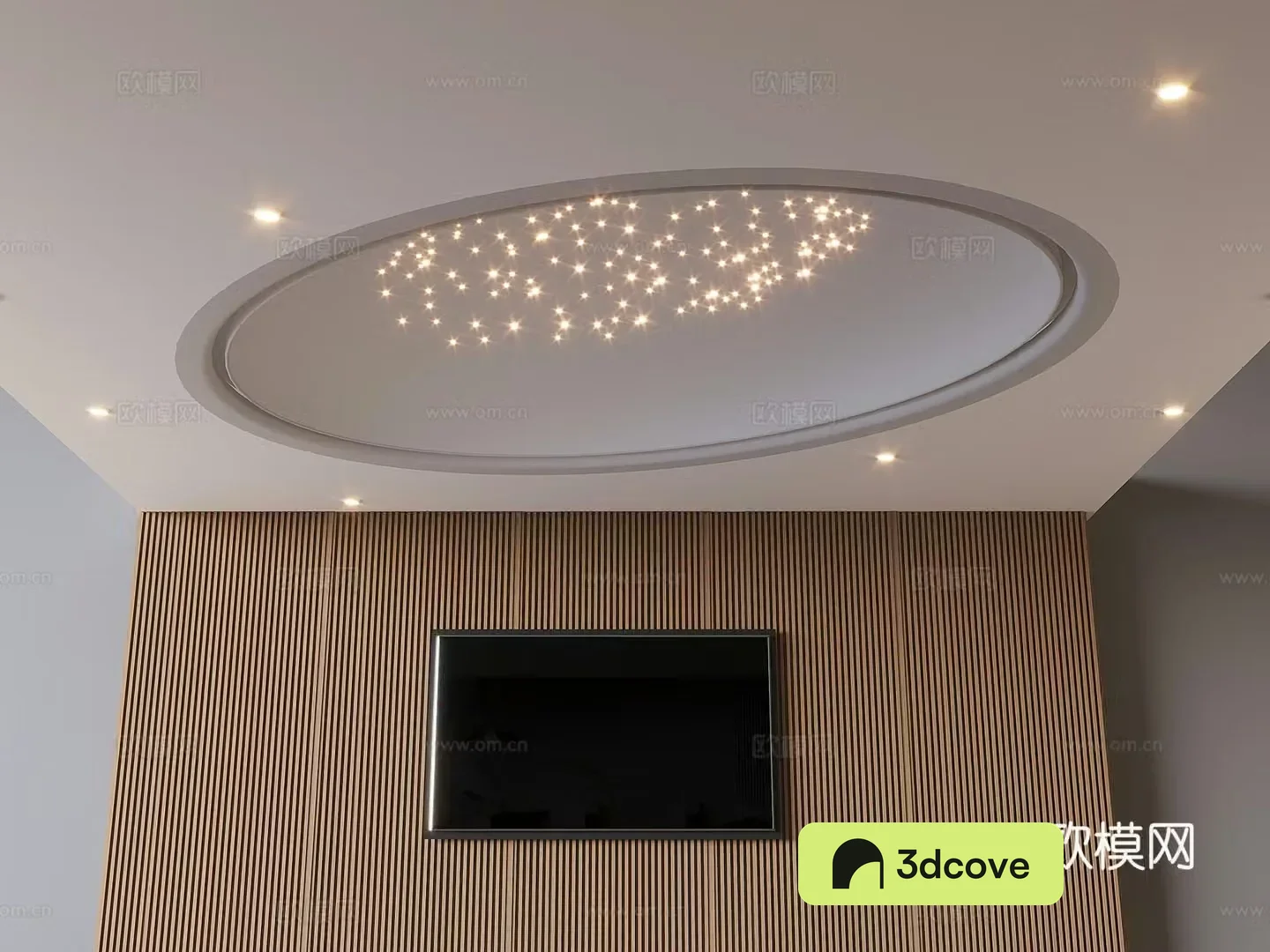 Starry sky ceiling round ceiling special-shaped ceiling