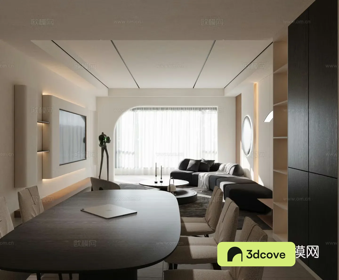 Modern Italian dining room