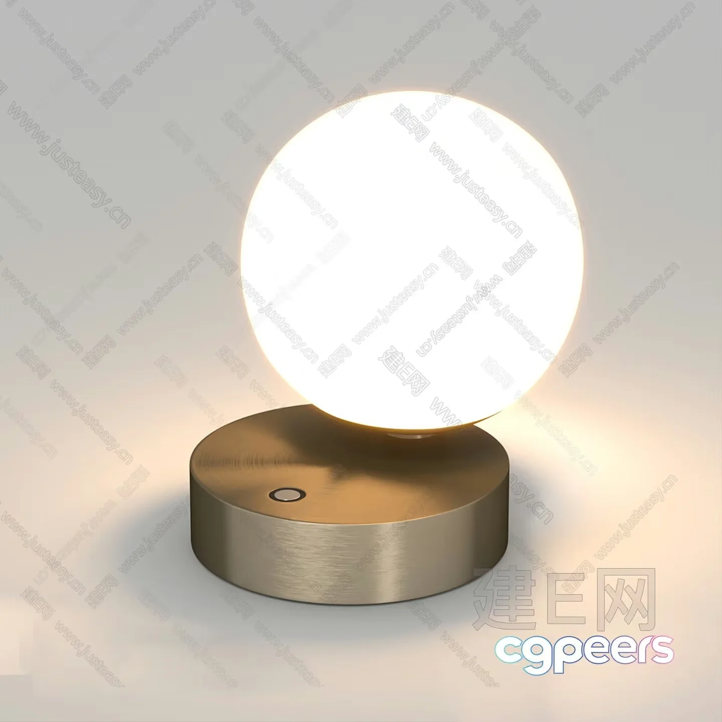 Gold Light Fixture 3D Model – 14686 – VRAY Render