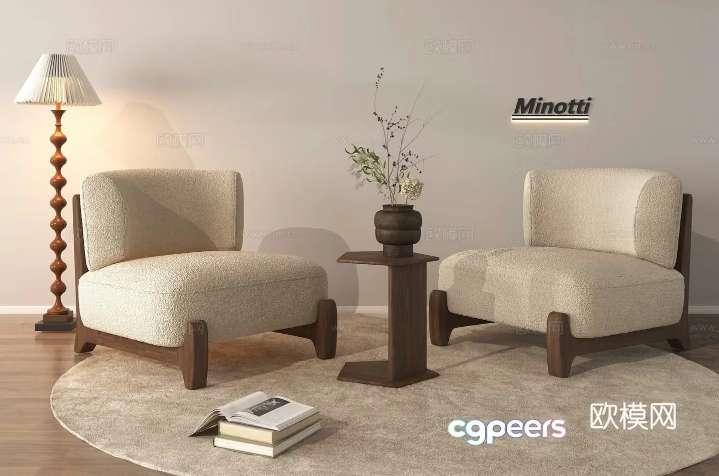 Medieval style chair sofa chair 3d model