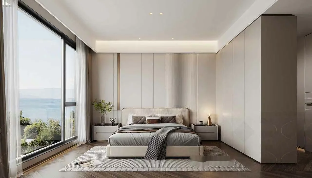 Modern Master Bedroom 3D Model – 16048 – VRAY Render
