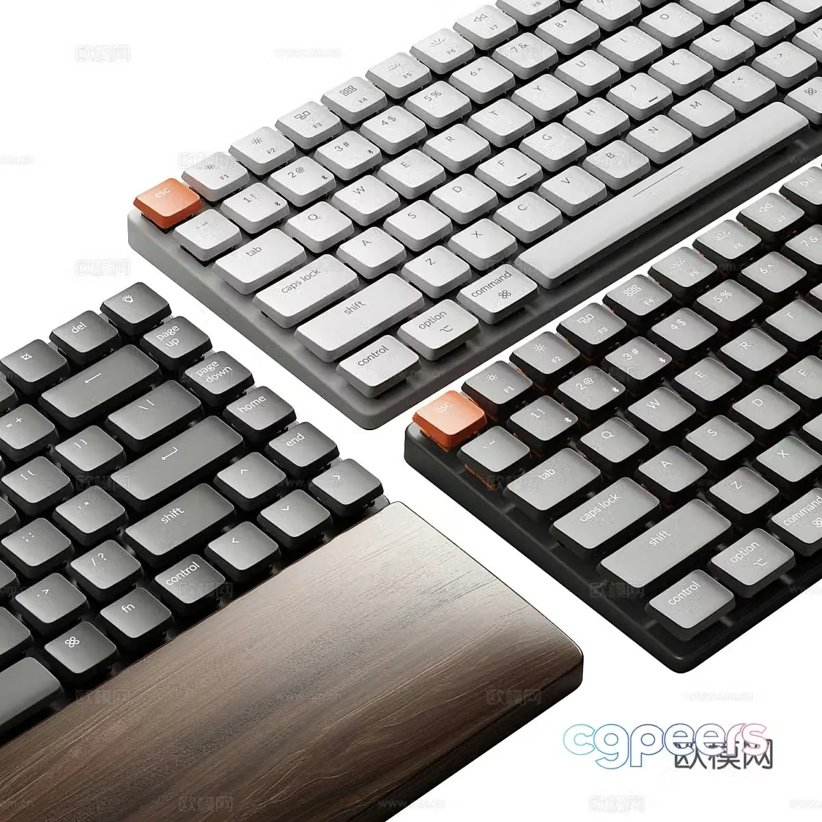 wireless keyboard bluetooth keyboard 3d model