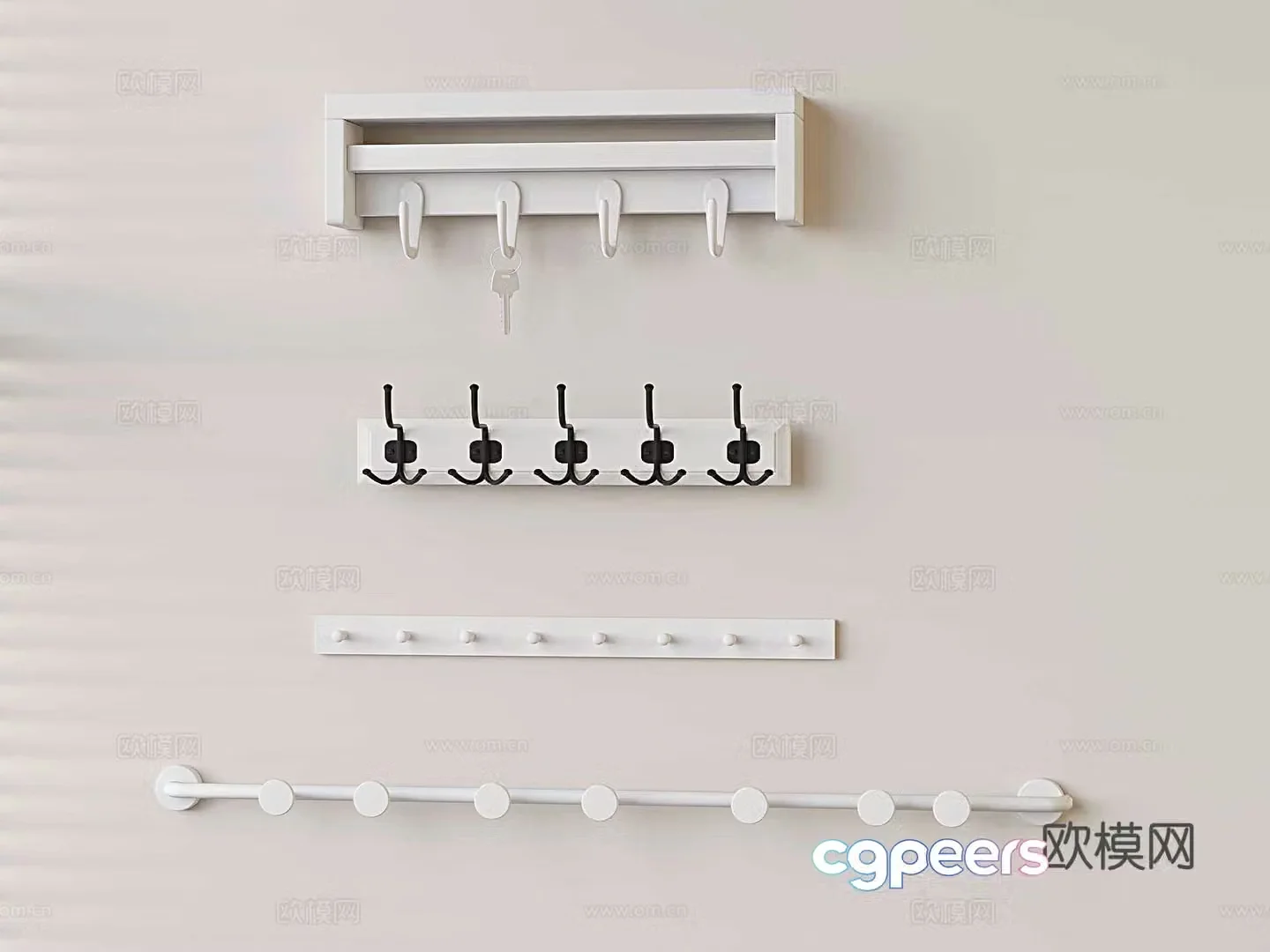 Clothes hook Hook Clothes hanger 3d model