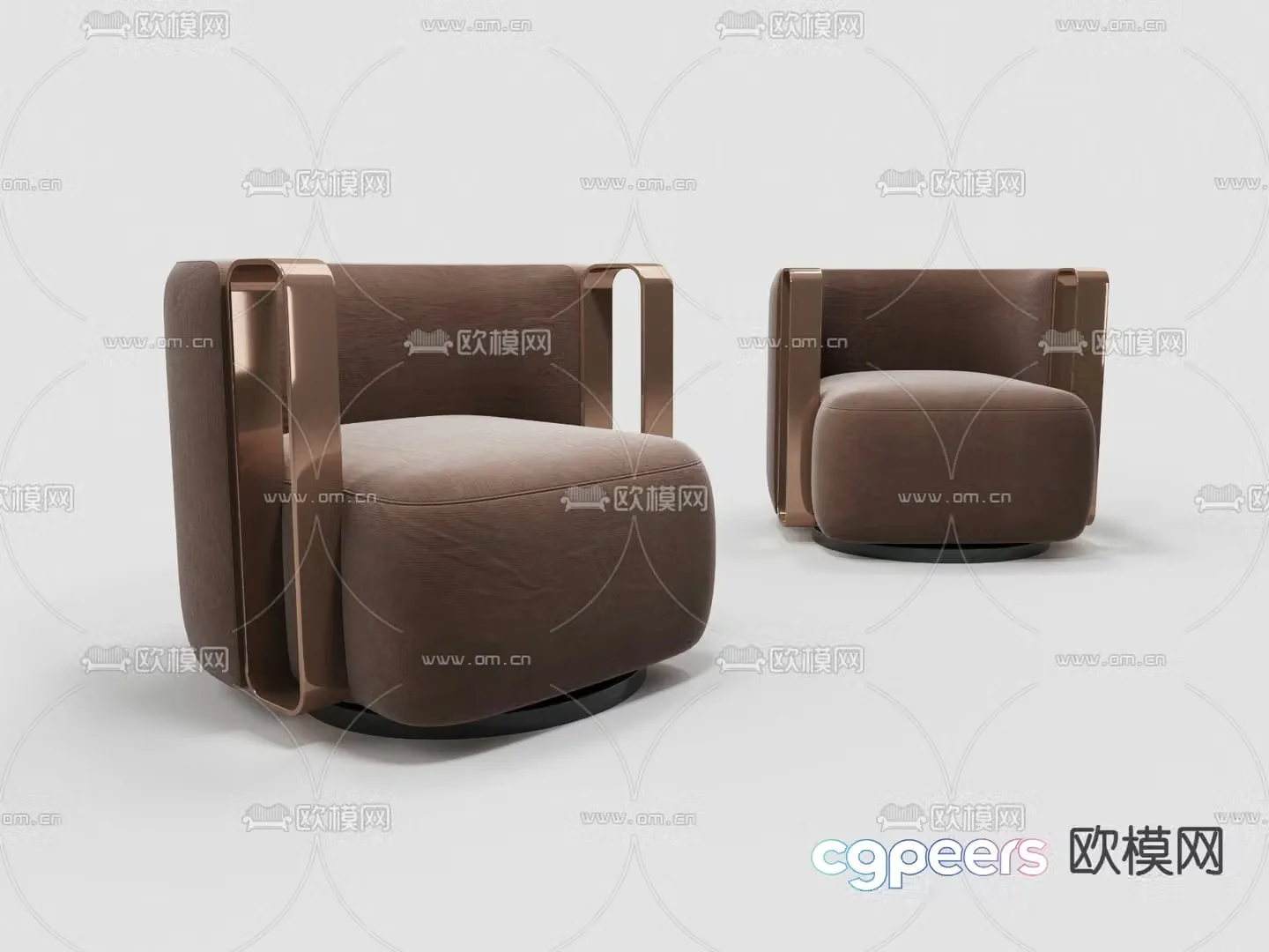 Single sofa 3d model