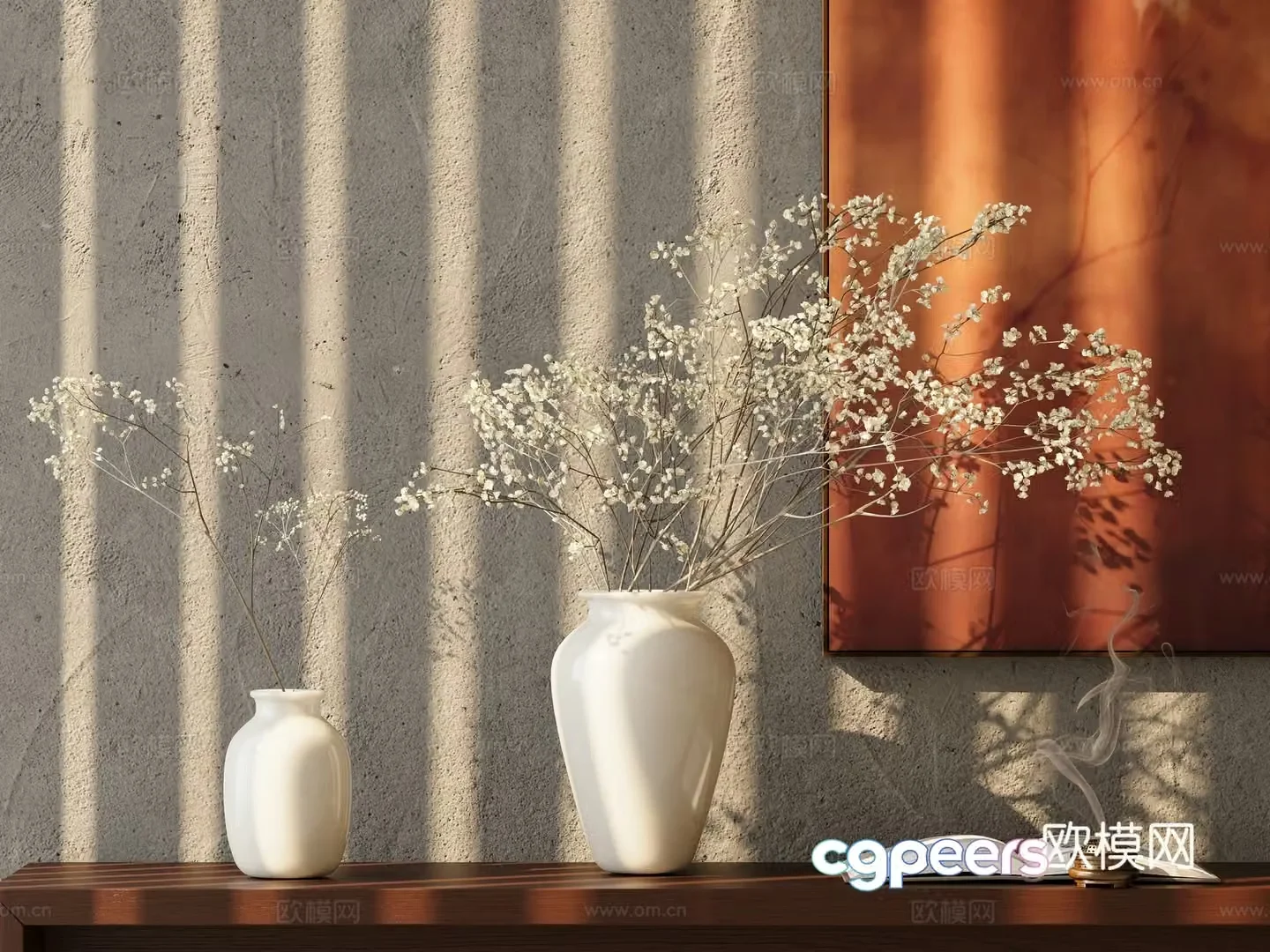Modern water-raising plants flower potted plants vase 3d model