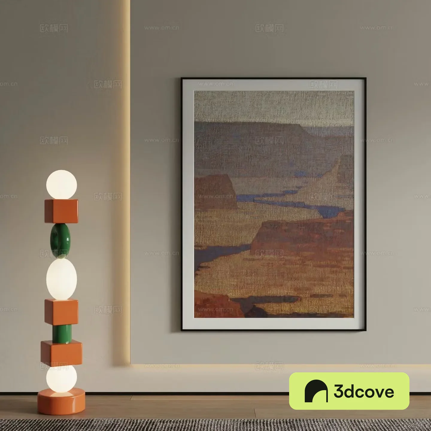 Modern decorative painting Texture painting