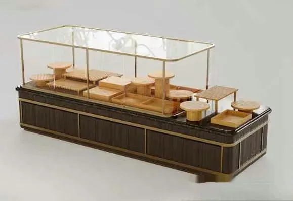 Glass And Wood Display Case 3D Model – 17548 – VRAY Render