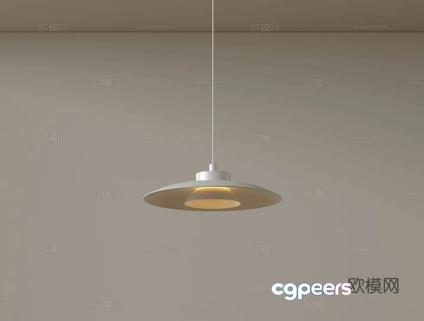 Modern minimalist small chandelier bedside chandelier 3d model