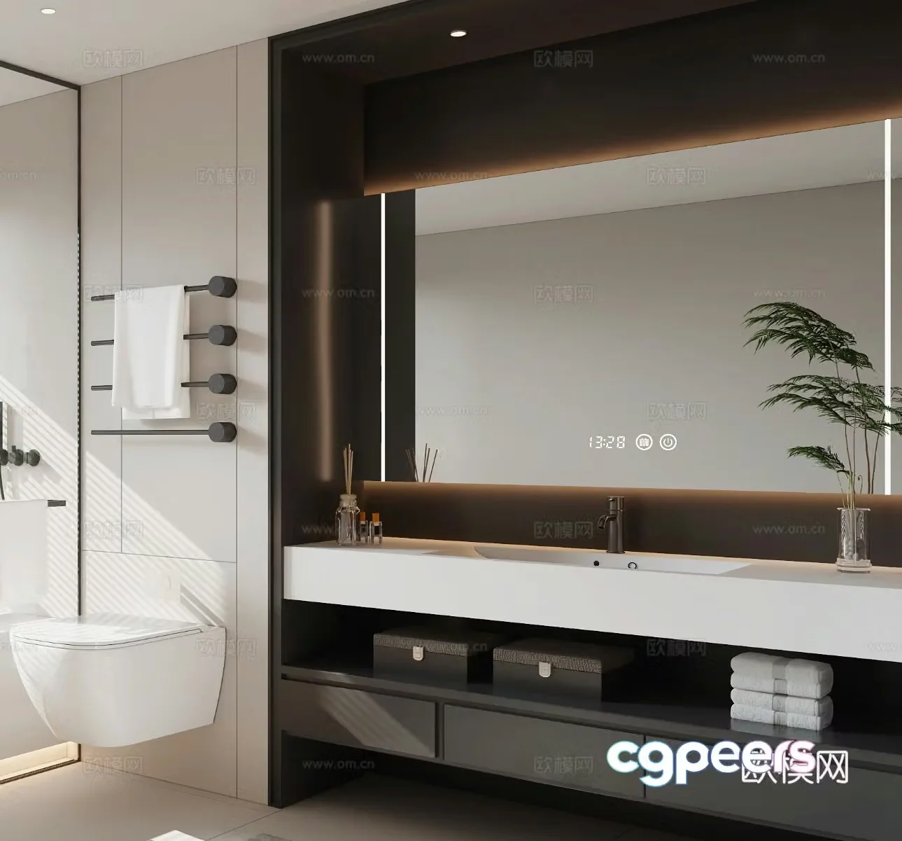 Modern wash basin wash basin 3d model