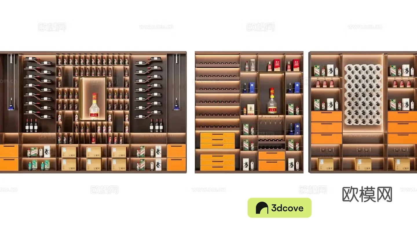 Modern wine cabinet wine cellar cabinet