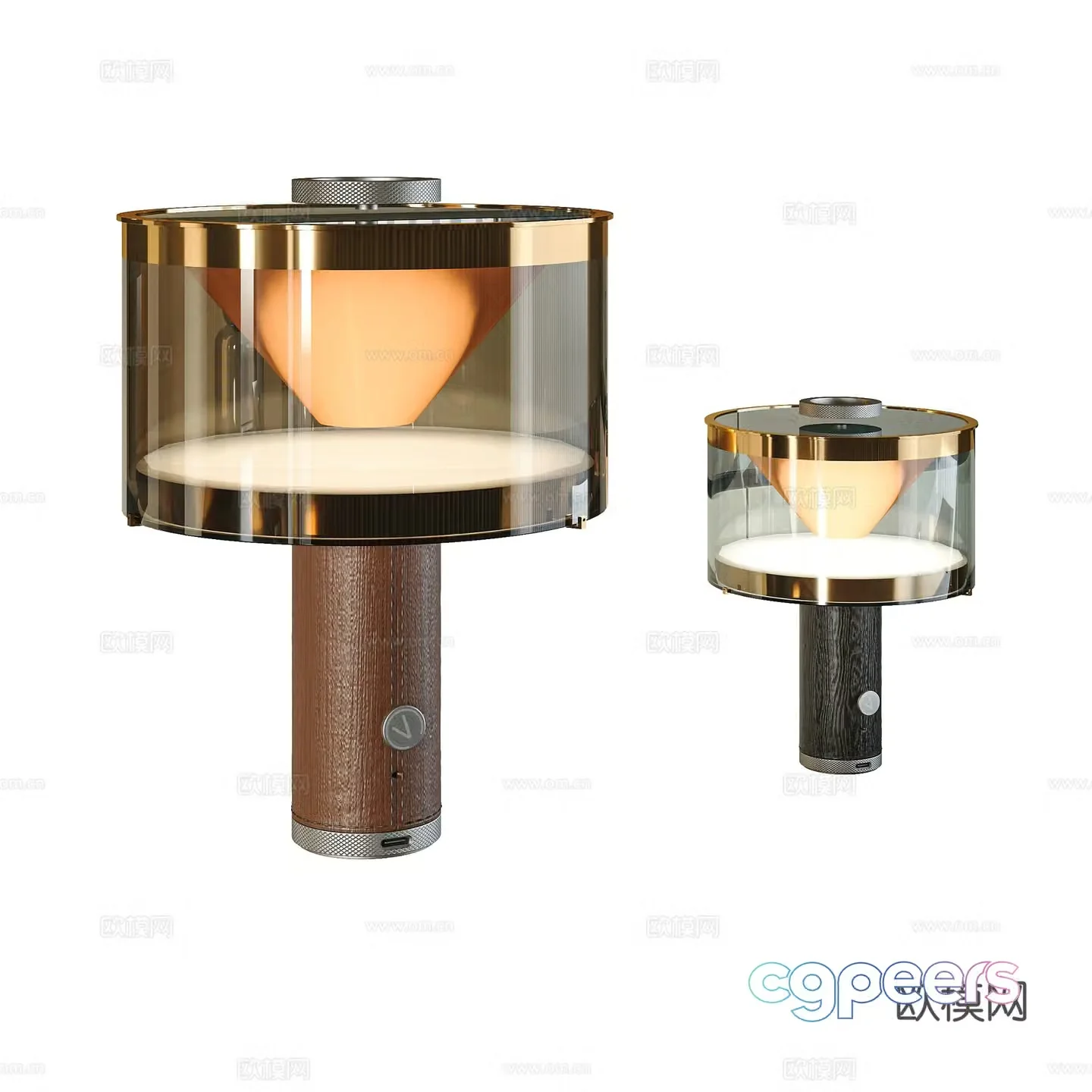 Modern desk lamp 3d model