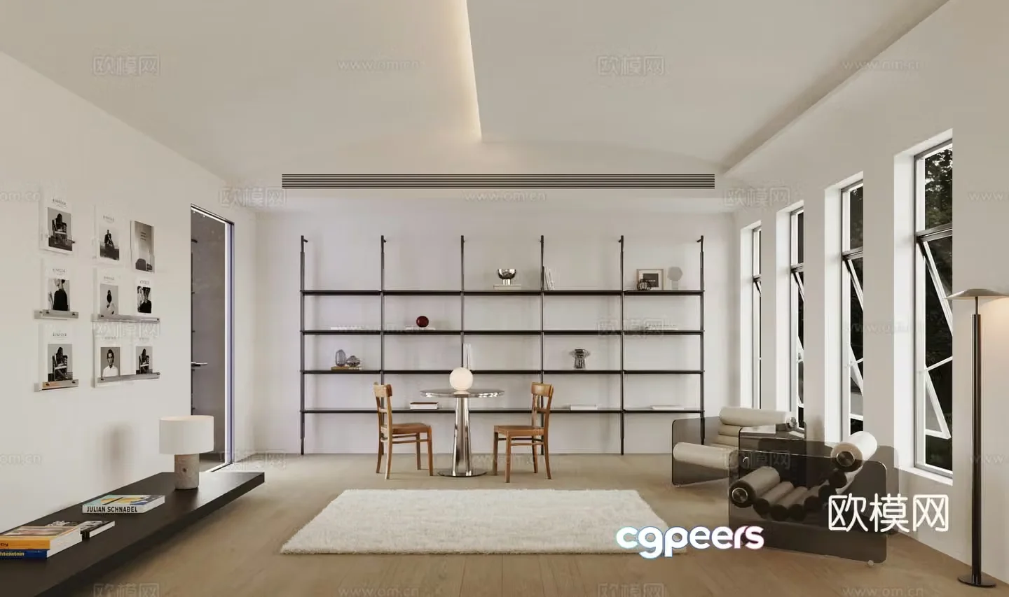 Modern living room 3d model