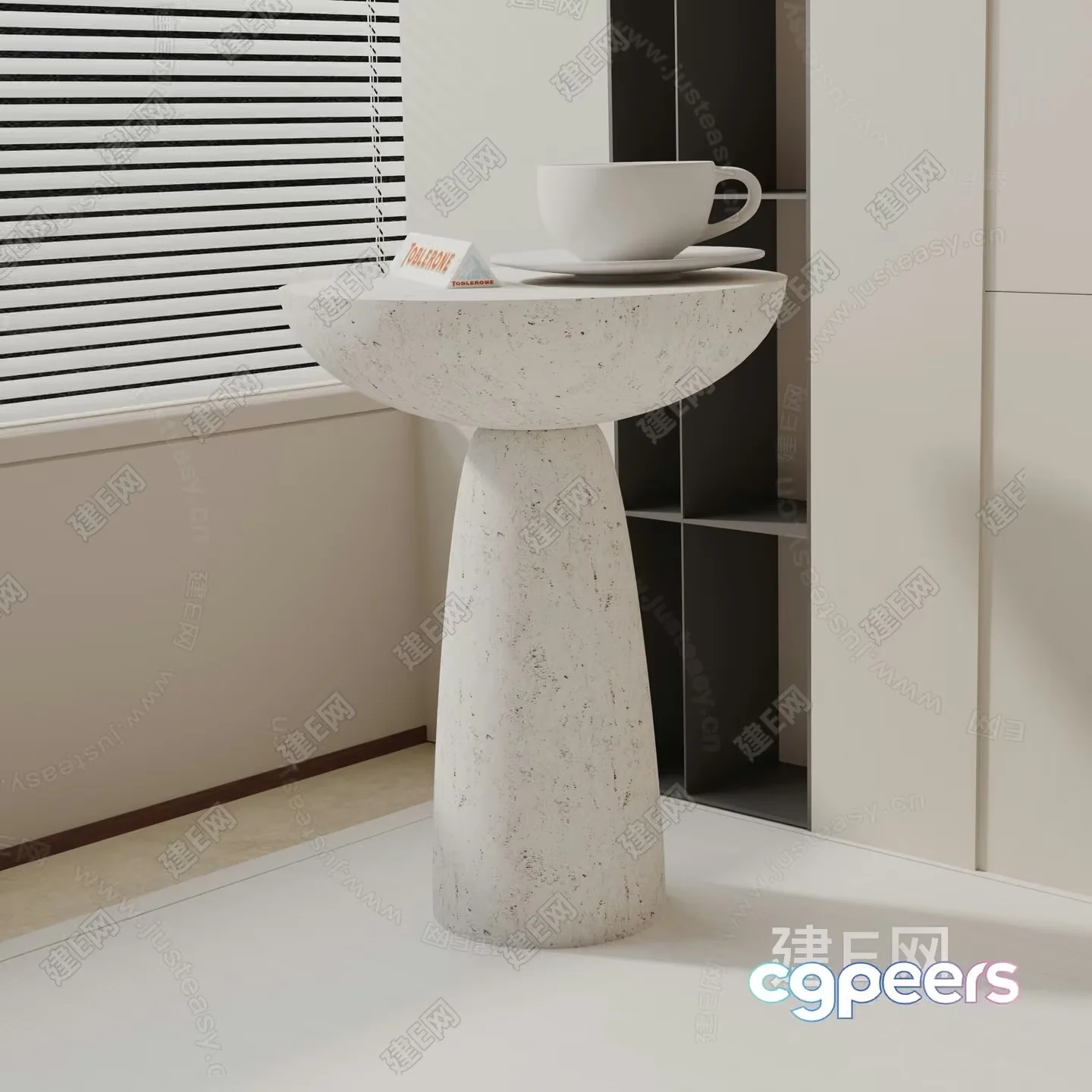 Modern Side Table 3D Model – 18799 – VRAY Render