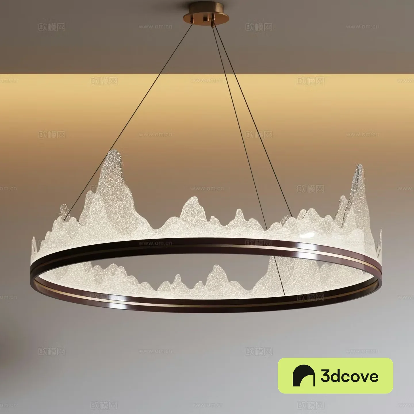 New Chinese style chandelier landscape chandelier