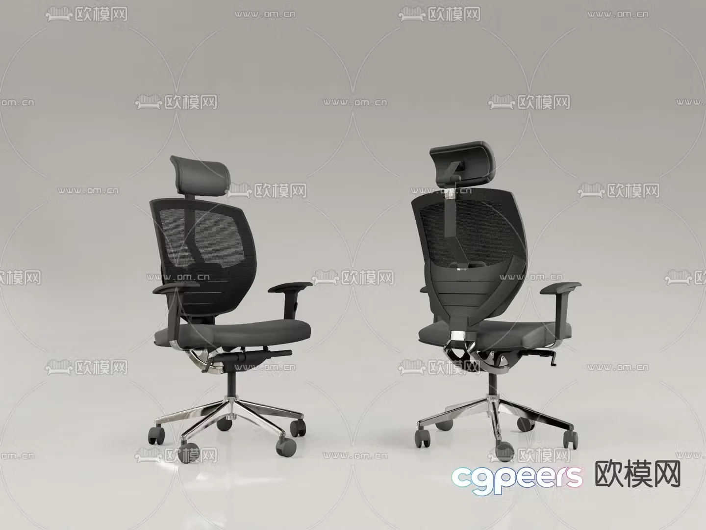 Modern office chair 3d model