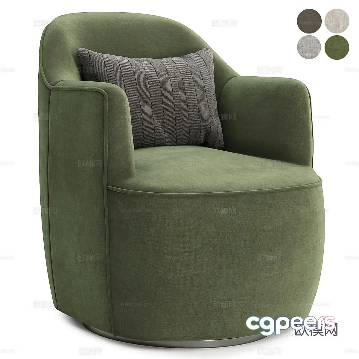 Single sofa 3d model