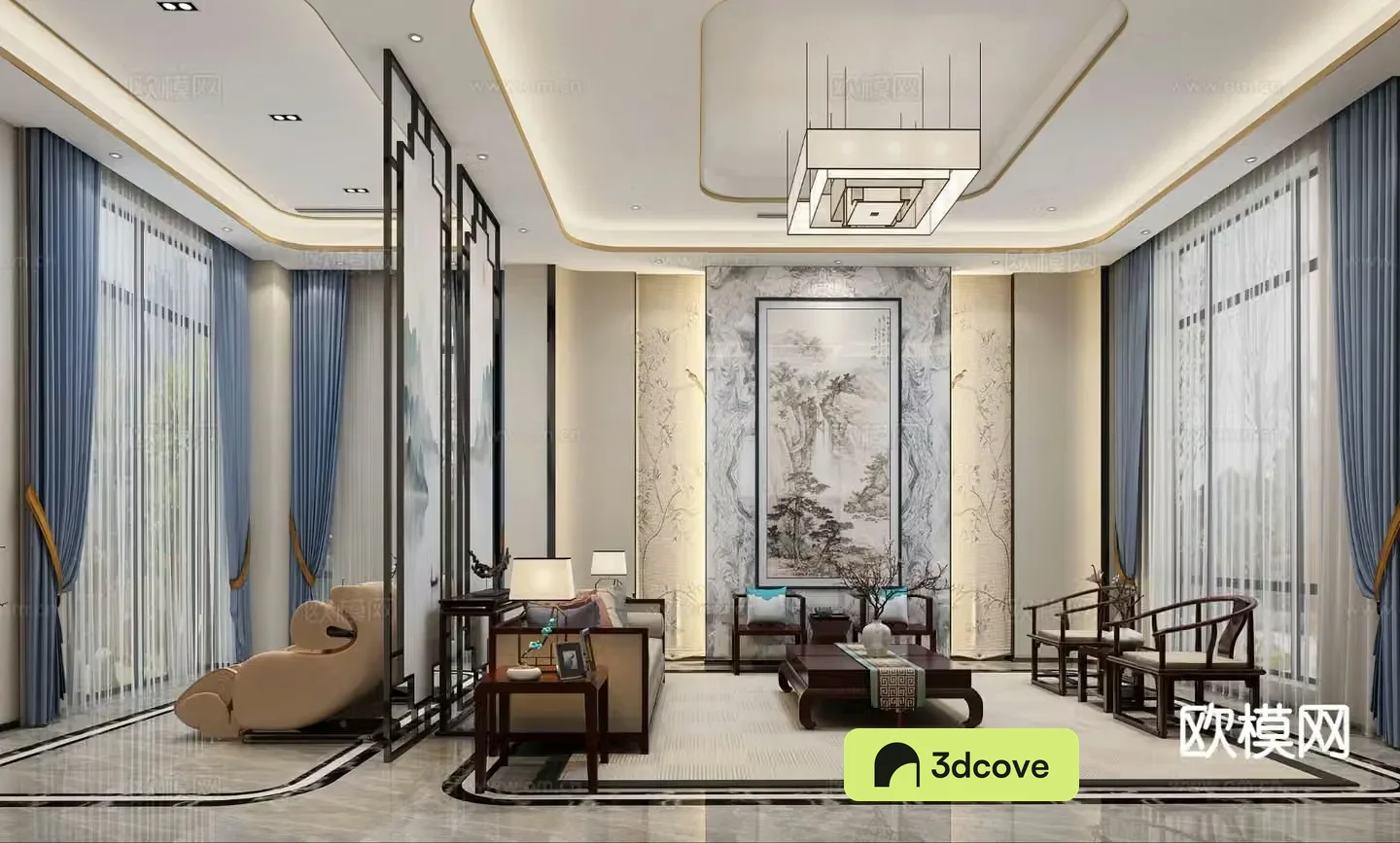 New Chinese style living room