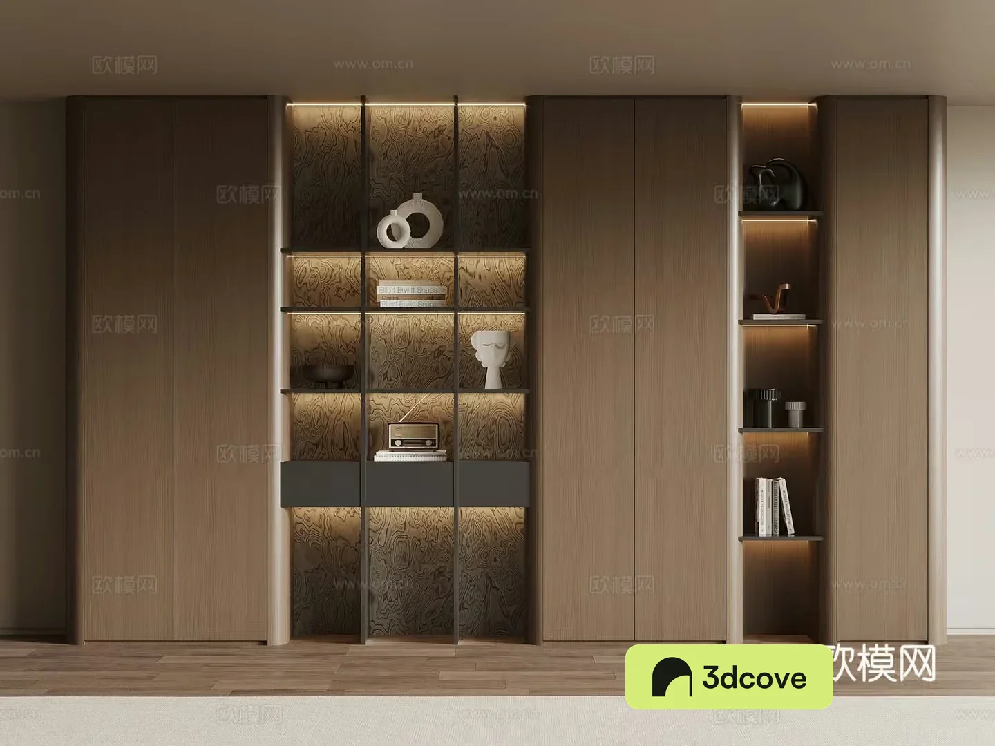 Modern Wooden Shelving