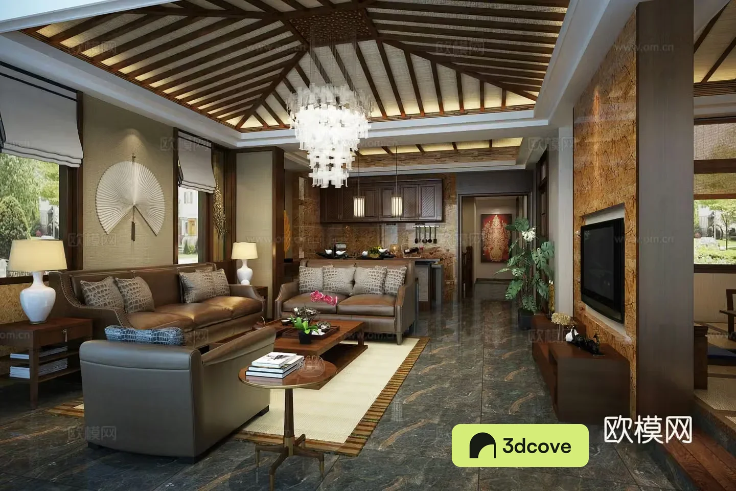 Southeast Asian living room