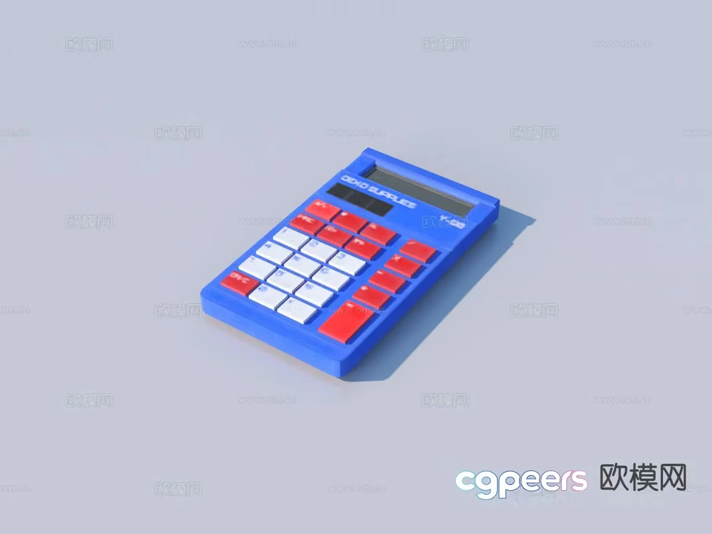 computer electronic calculator 3d model