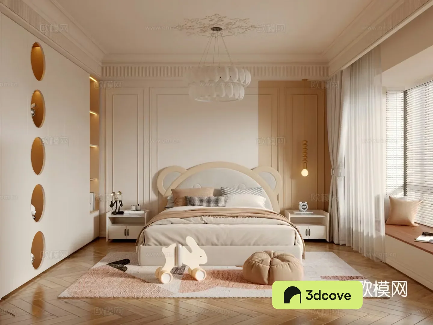 French girl room