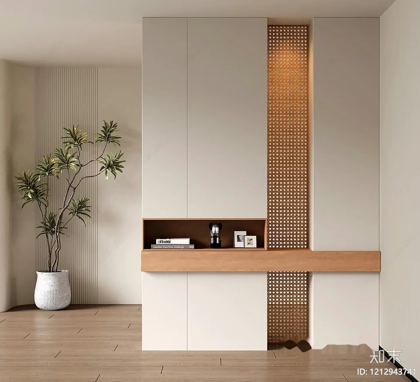 Modern Minimalist Decor 3D Model – 3908 – VRAY Render