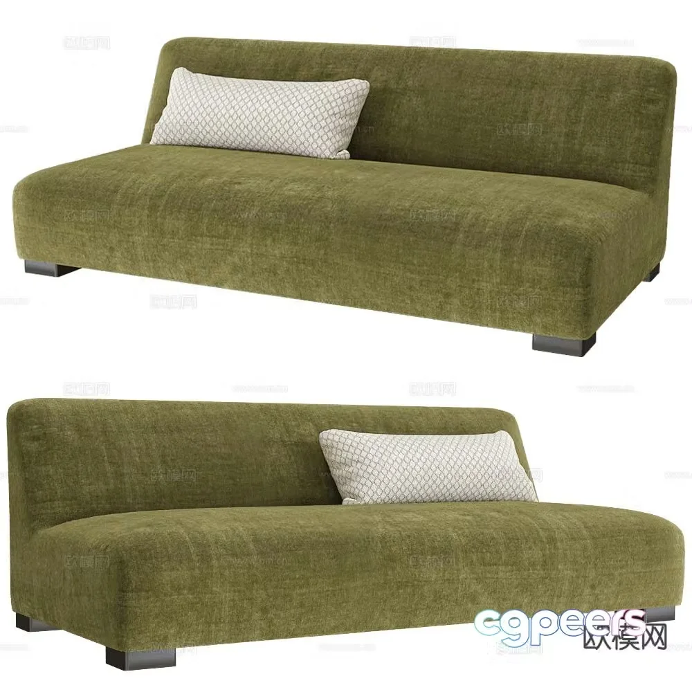 Modernature multi-person sofa 3d model