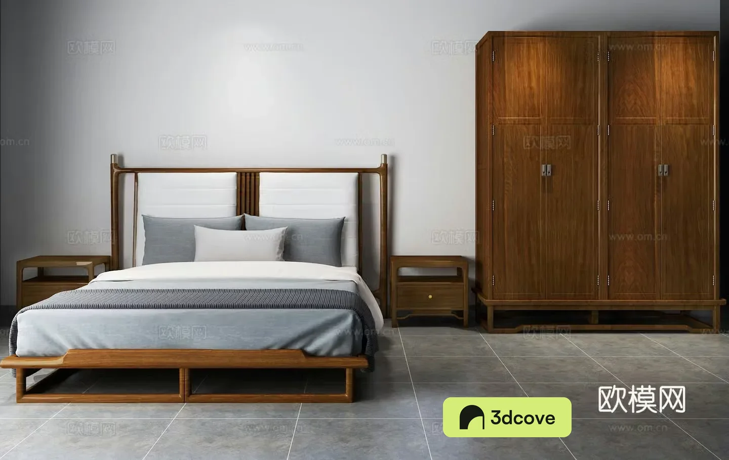 New Chinese style double bed
