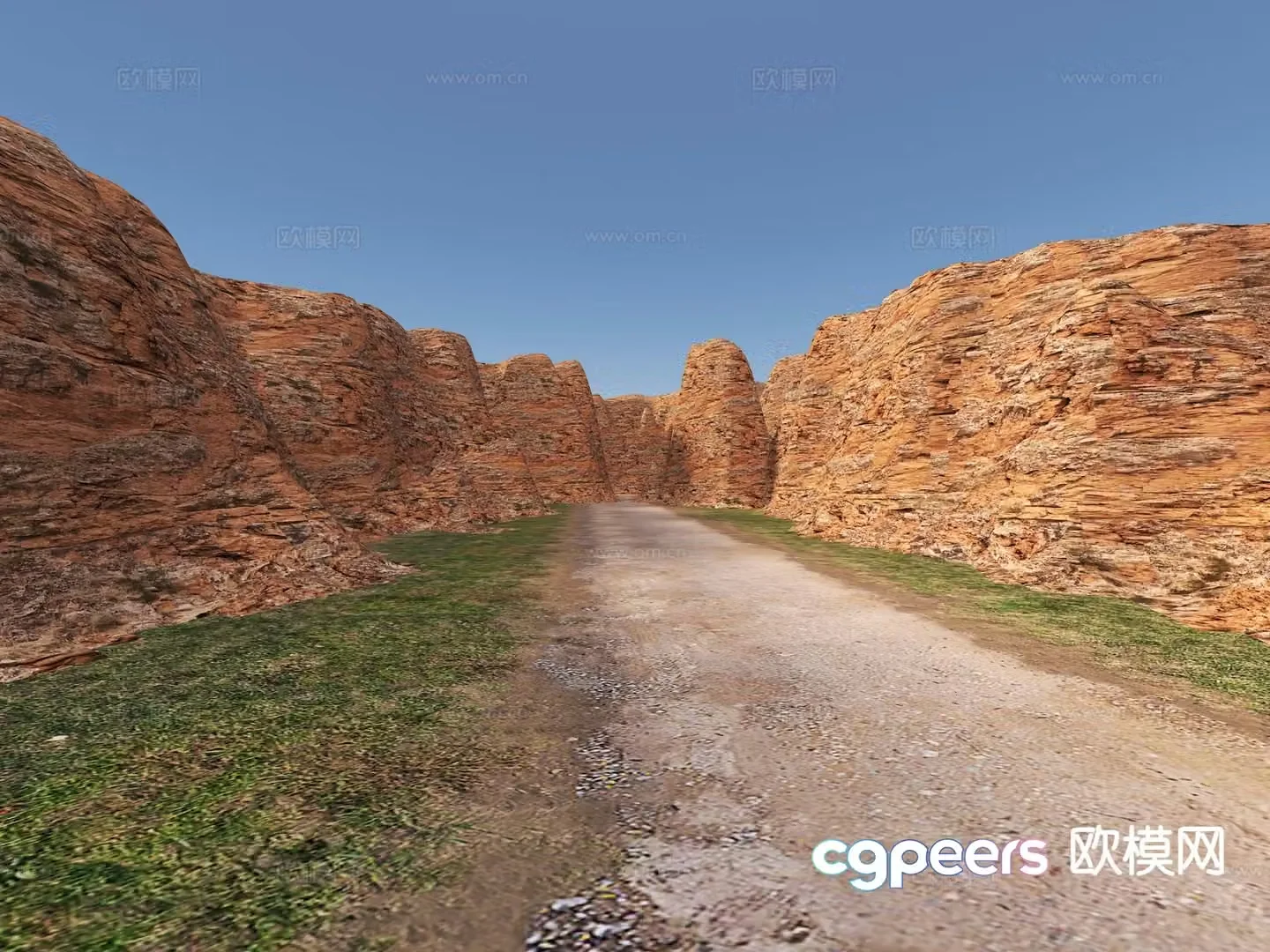 Thousand-layer stone cliff mountain cliff rock 3d model