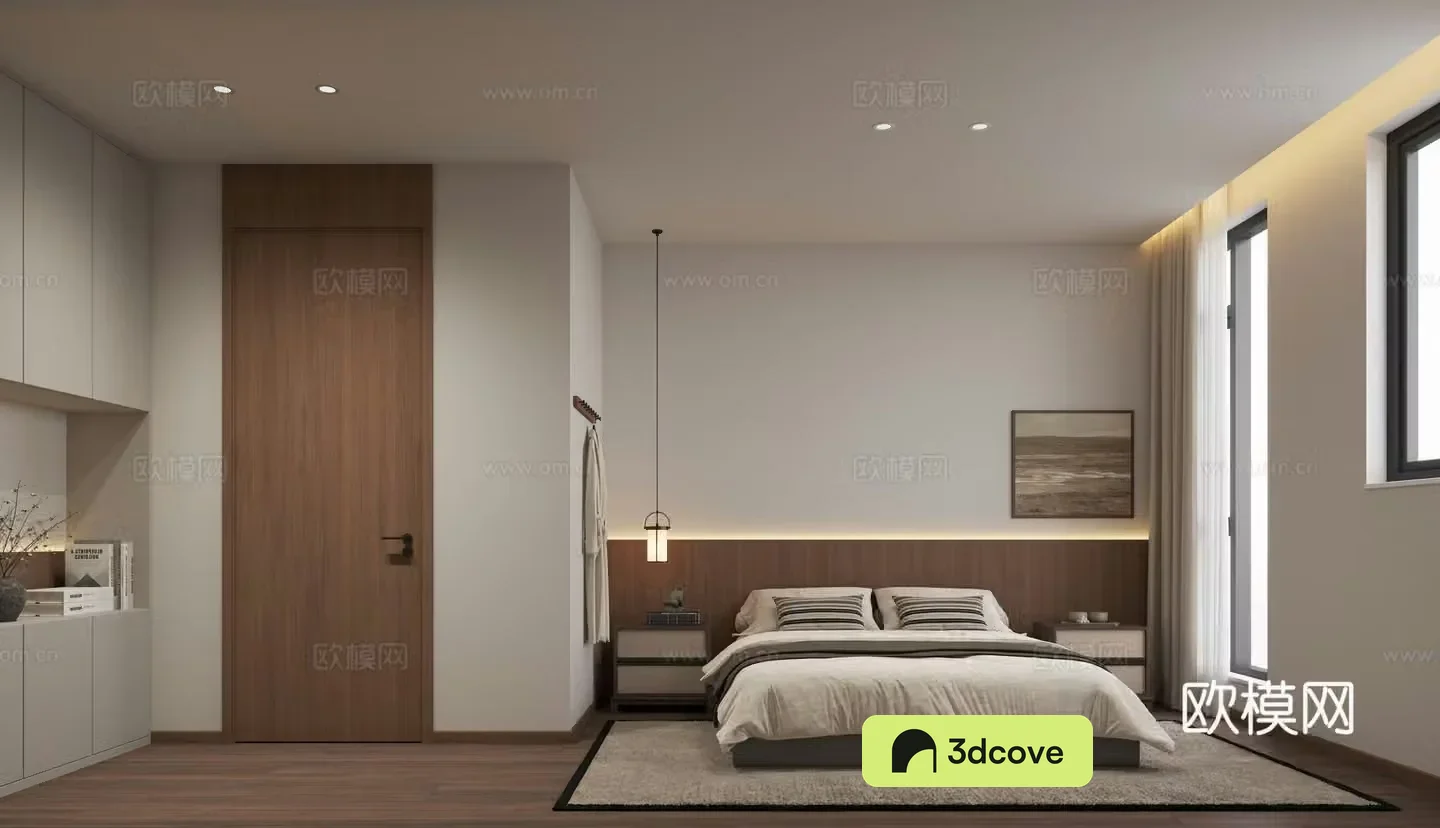 Middle-aged Elder Room 3D Model