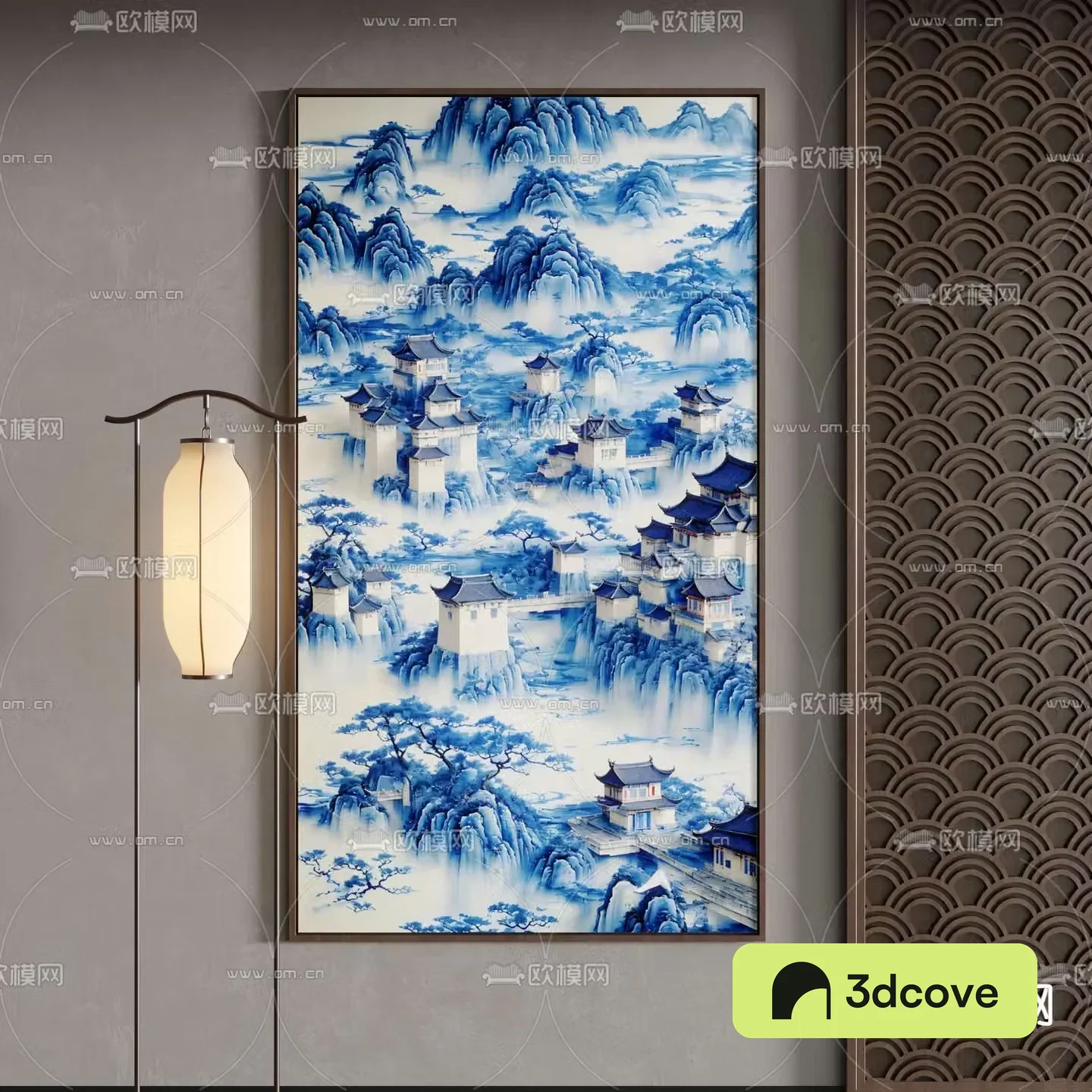 New Chinese style hanging paintings decorative paintings ink paintings