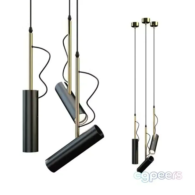 3ds Max Free – Pendant LED lamp Favorit Tube 2108-1P
