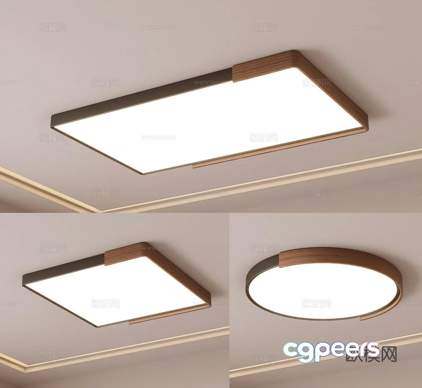 Medieval style ceiling lamp 3d model