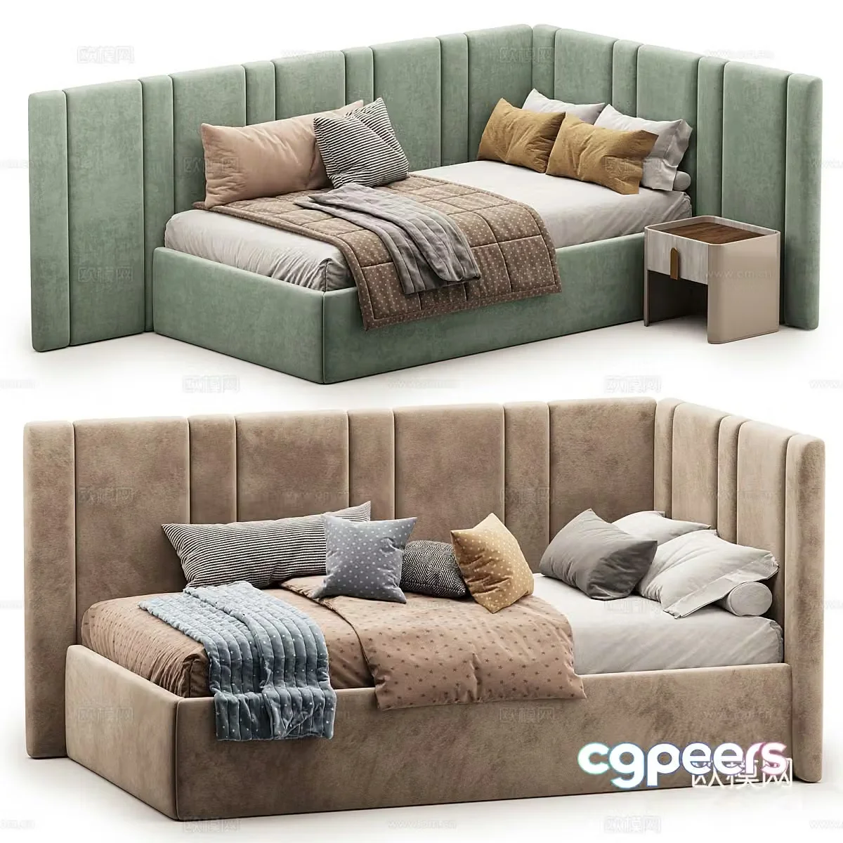 Ember Children’s Bed Sofa Bed 3D Model