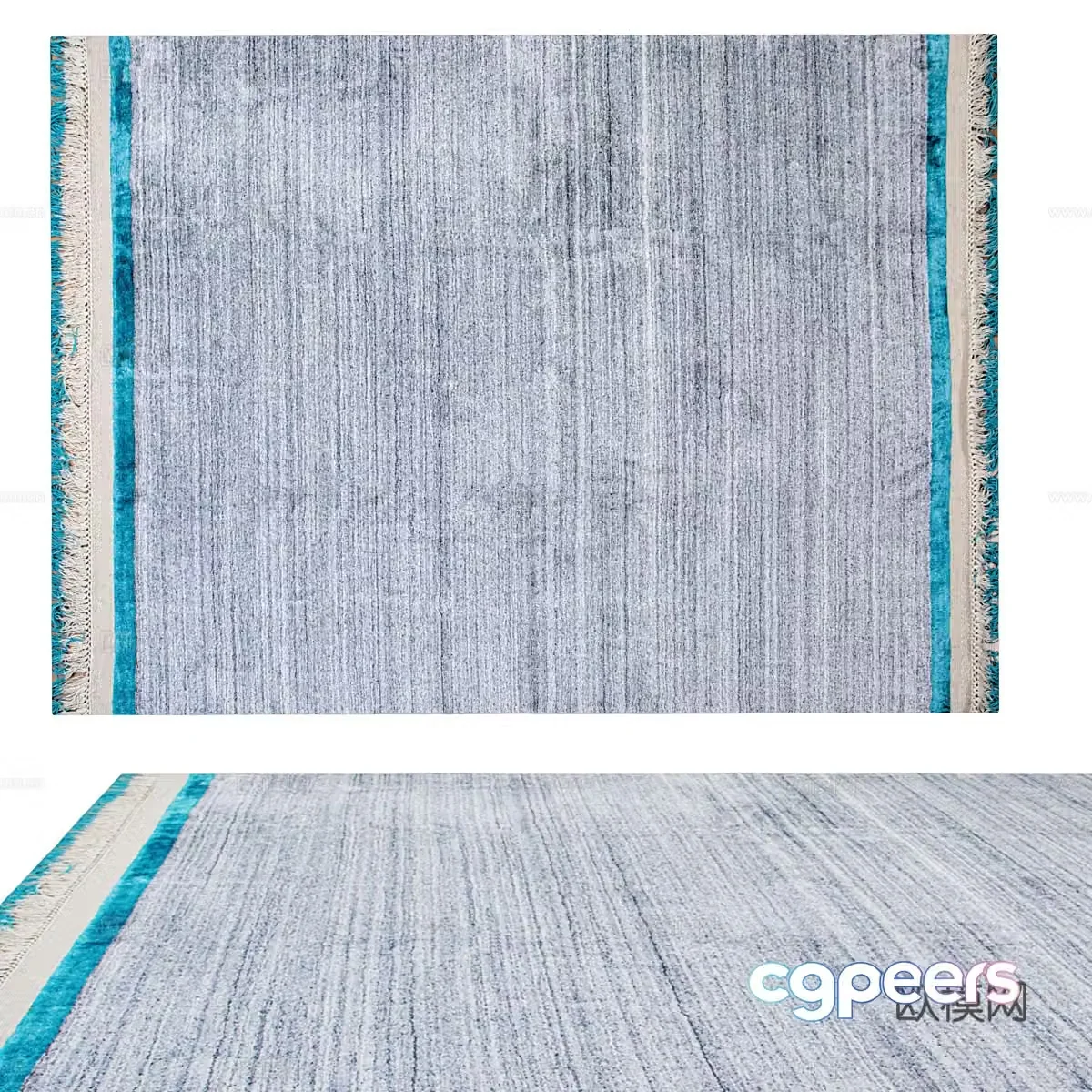 Modern minimalist carpet Carpet Simple carpet Living room carpet 3d model