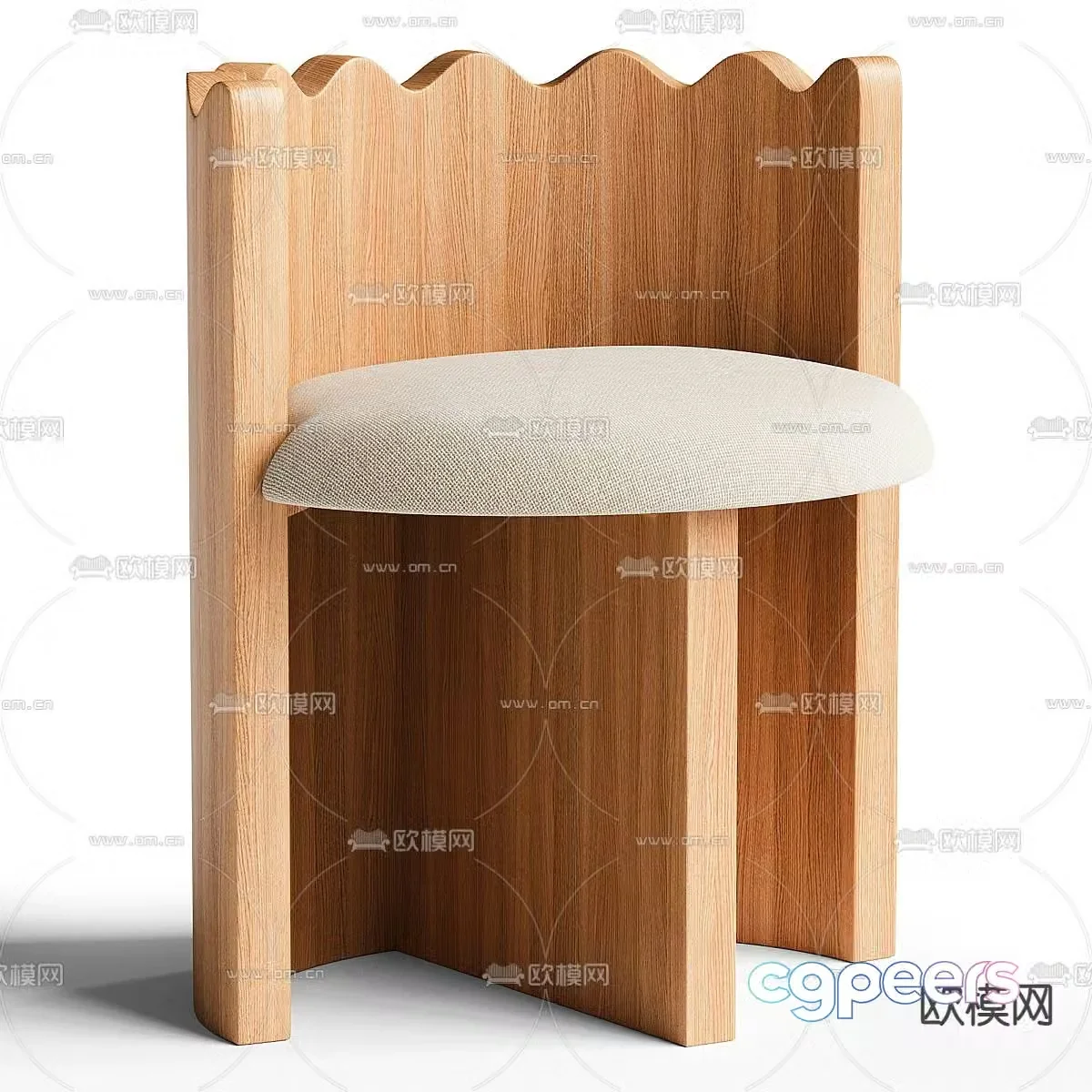 Children’s chair dining chair 3d model