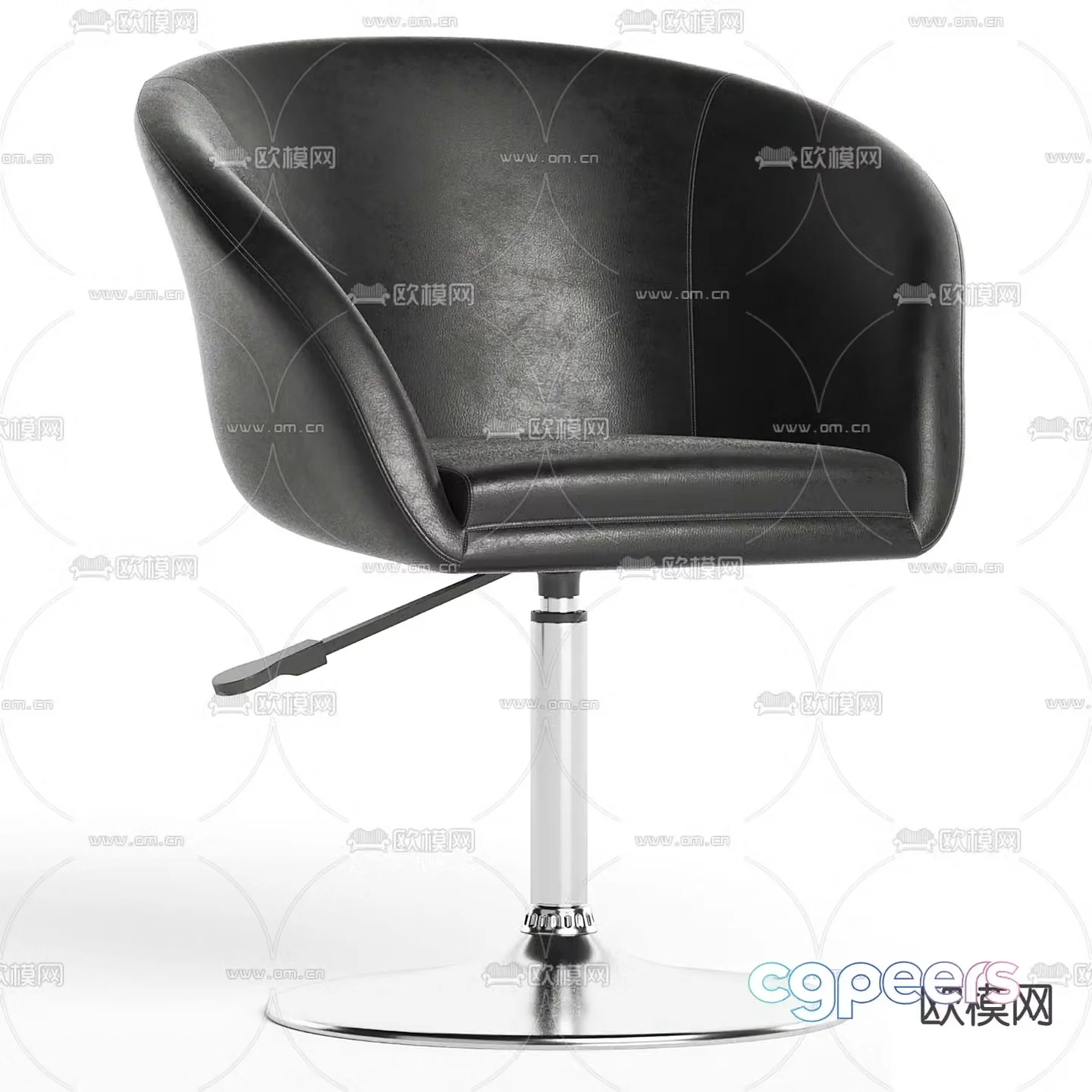 Office chair lift chair 3d model