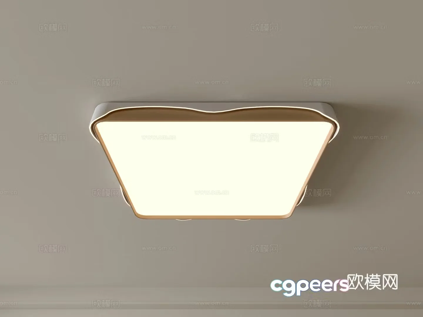 Modern ceiling lamp Geometric ceiling lamp Bedroom lamp Artistic shaped lamp Fashion living room lamp 3D model