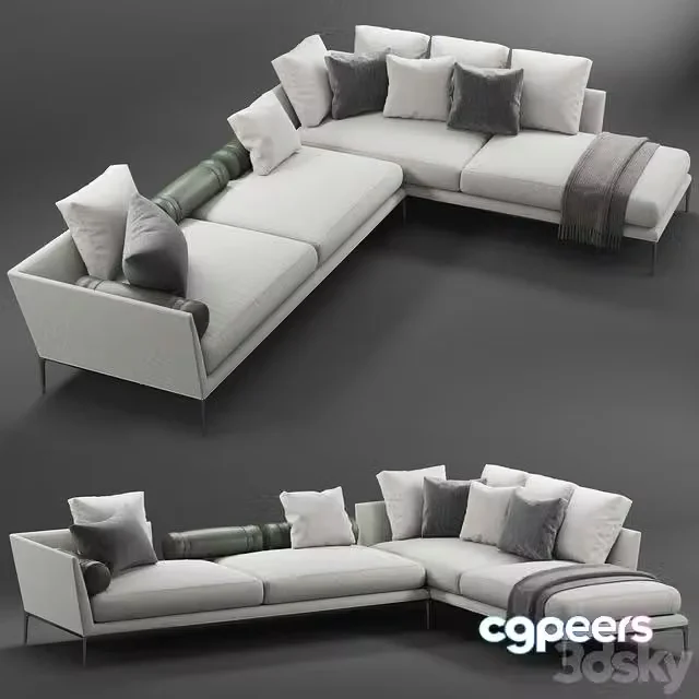 3ds Max Free – B&B italia Atoll sofa system