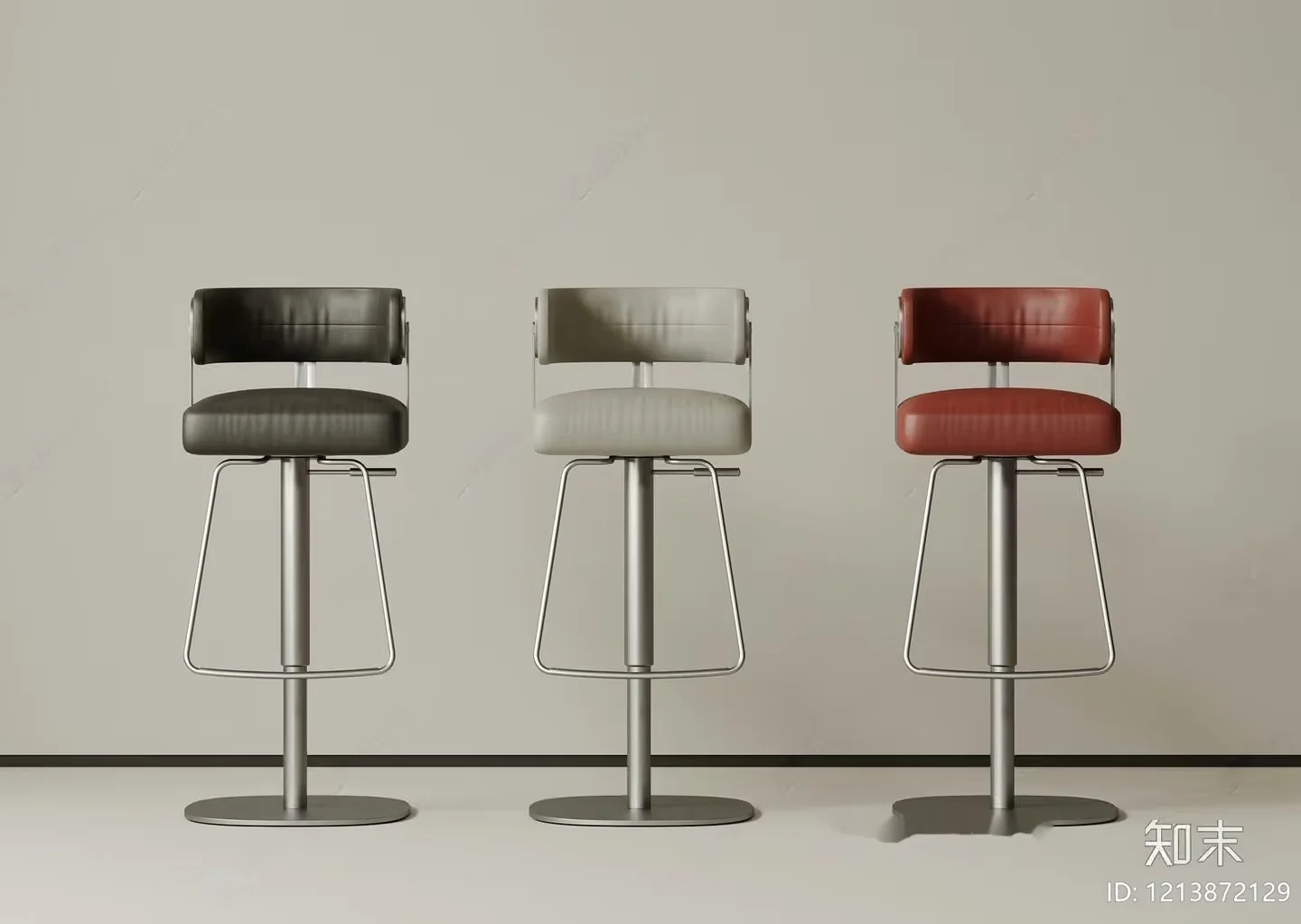 Modern Bar Stools 3D Model – 16188 – VRAY Render