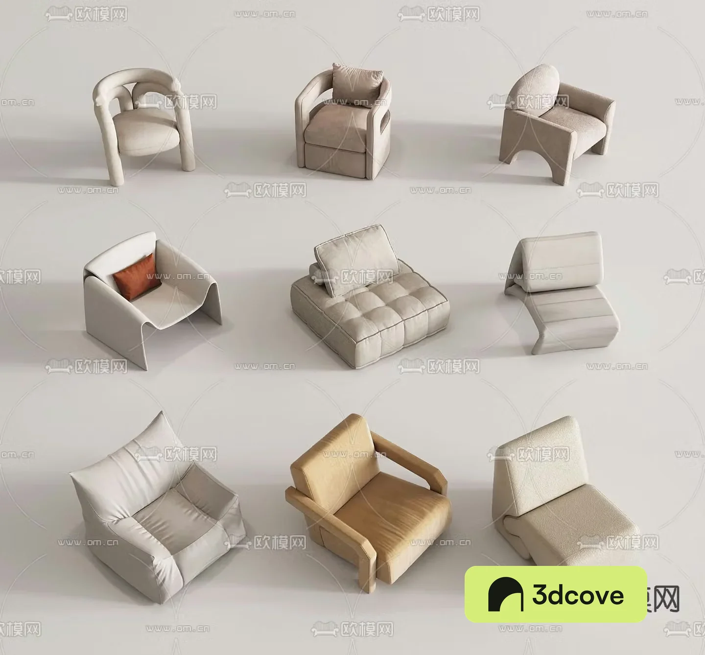 Single sofa leisure sofa