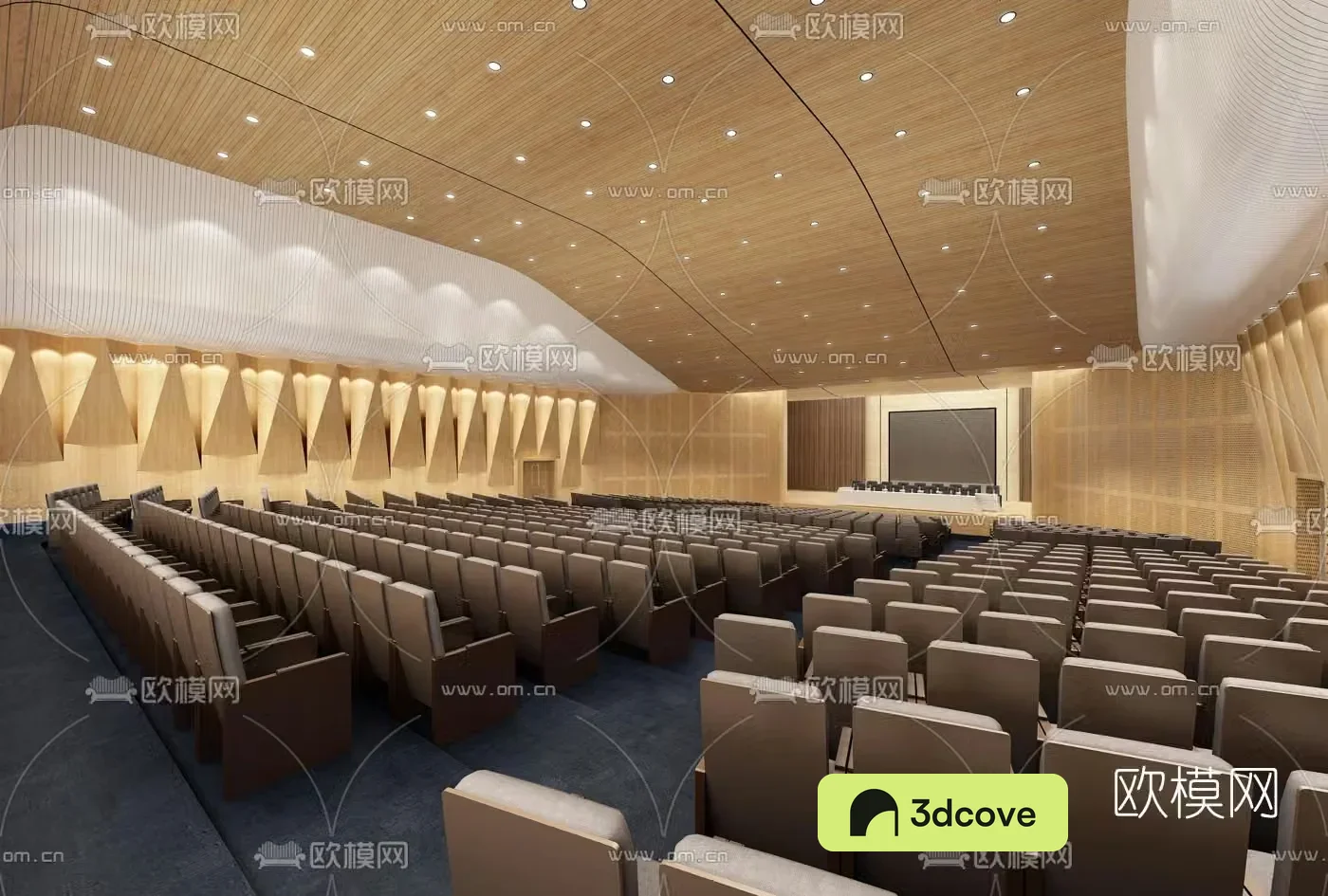 Modern hotel conference hall lecture hall