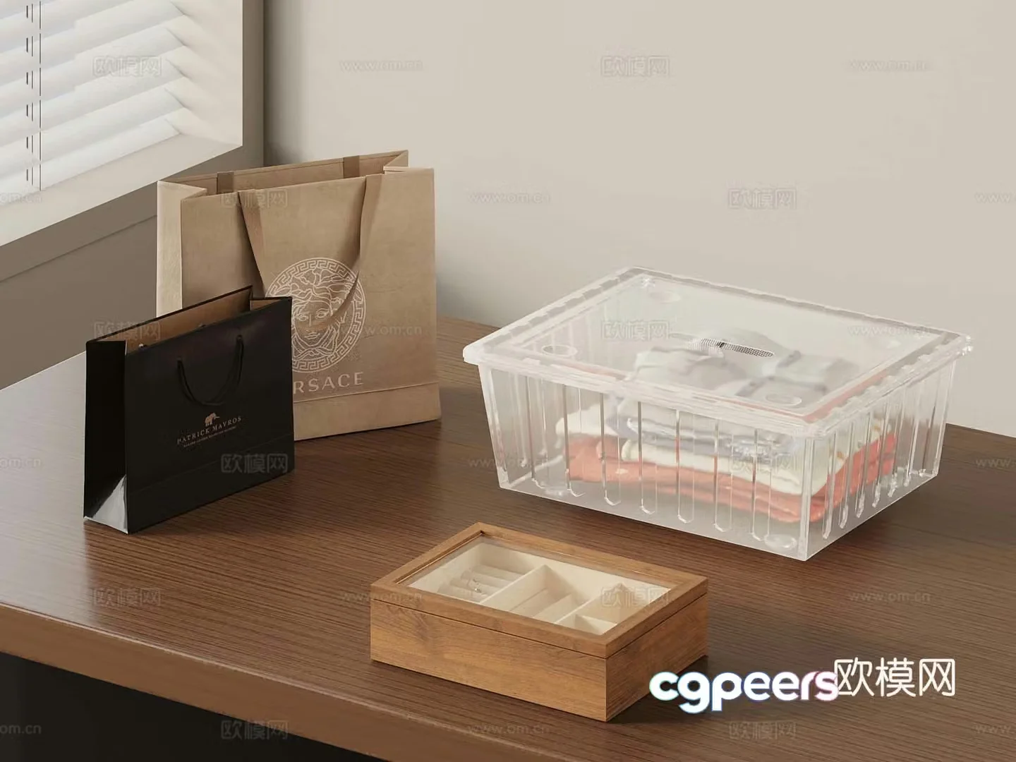 Clothes storage box storage box 3D model