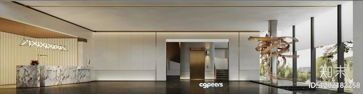 Modern Interior Design 3D Model – 9858 – VRAY Render