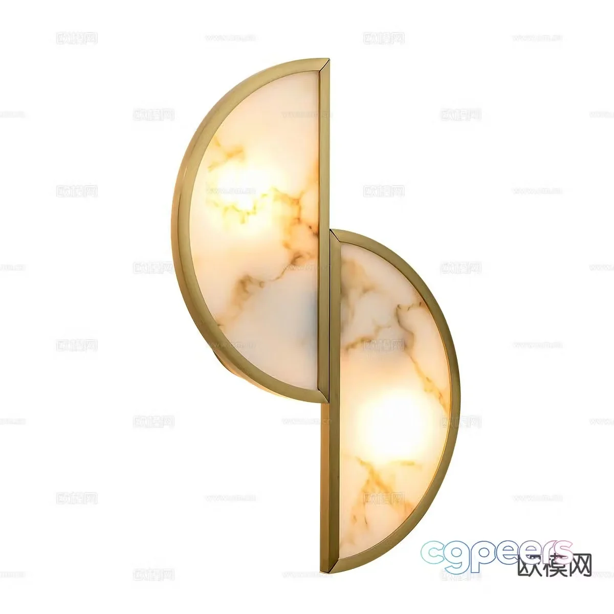 New Chinese style wall lamp 3d model