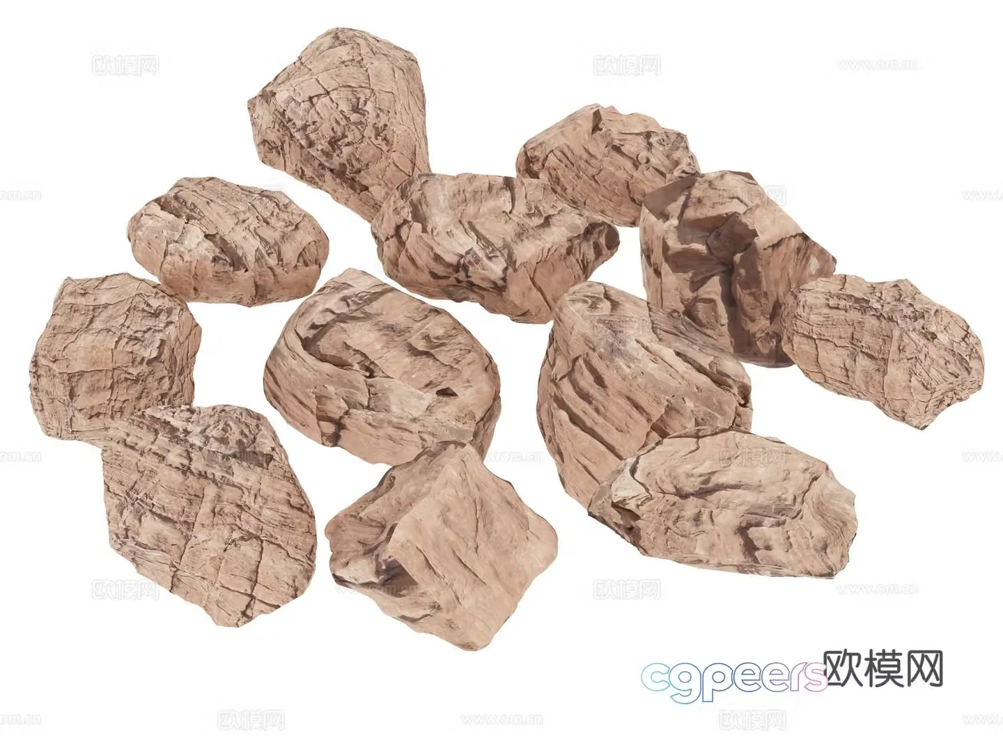 stone stone stone stone landscape stone 3d model