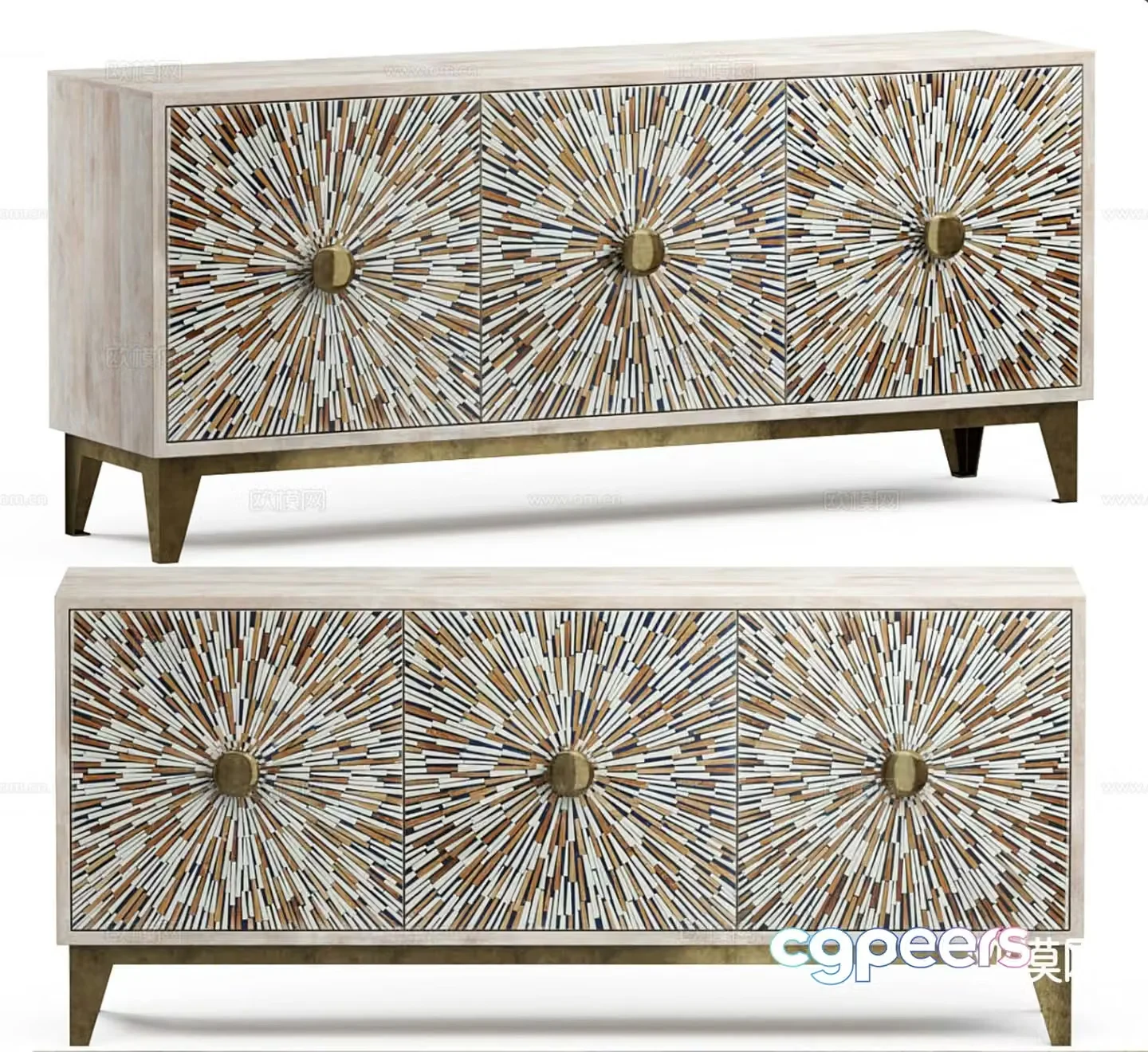 Modern TV cabinet 3d model