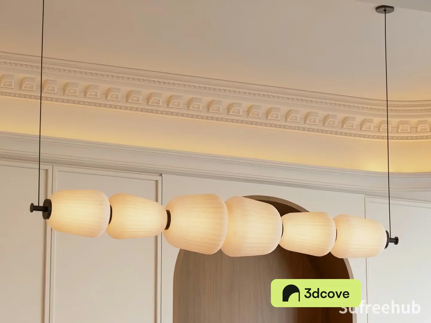 A Light Fixture With Multiple Lights
