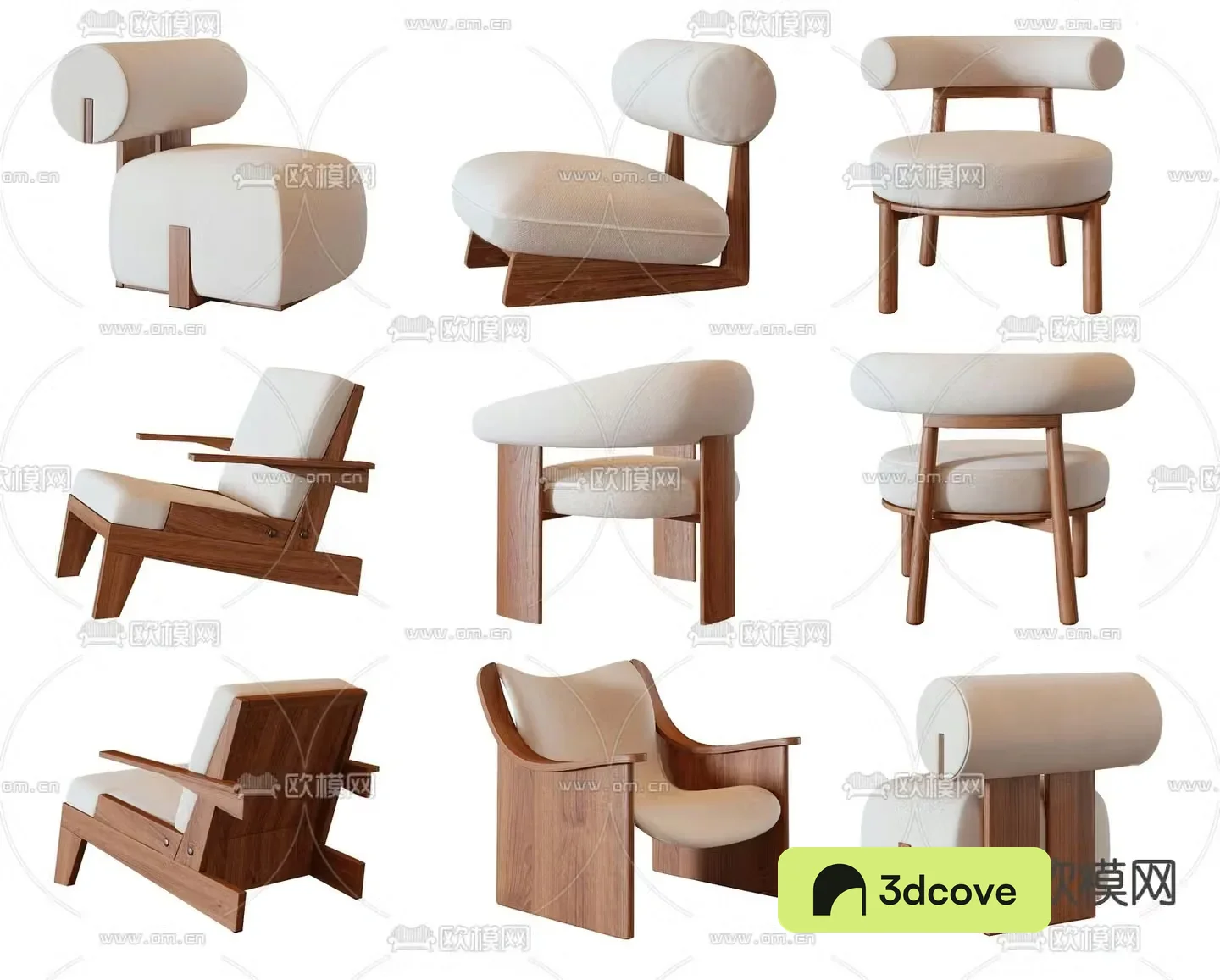 Wabi-sabi sofa chair leisure chair armchair