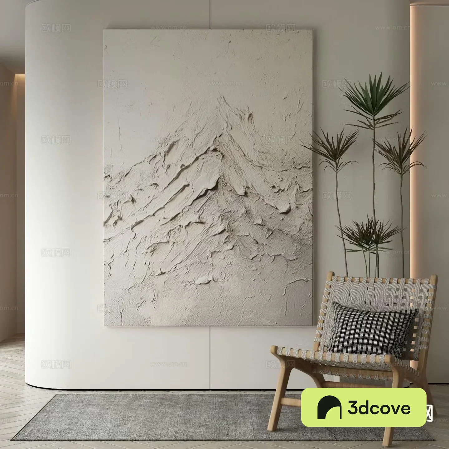 Modern art painting texture painting decorative painting
